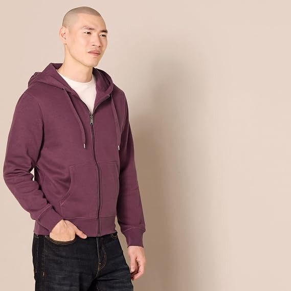 Purple Zip-Up Hoodie imagen 2